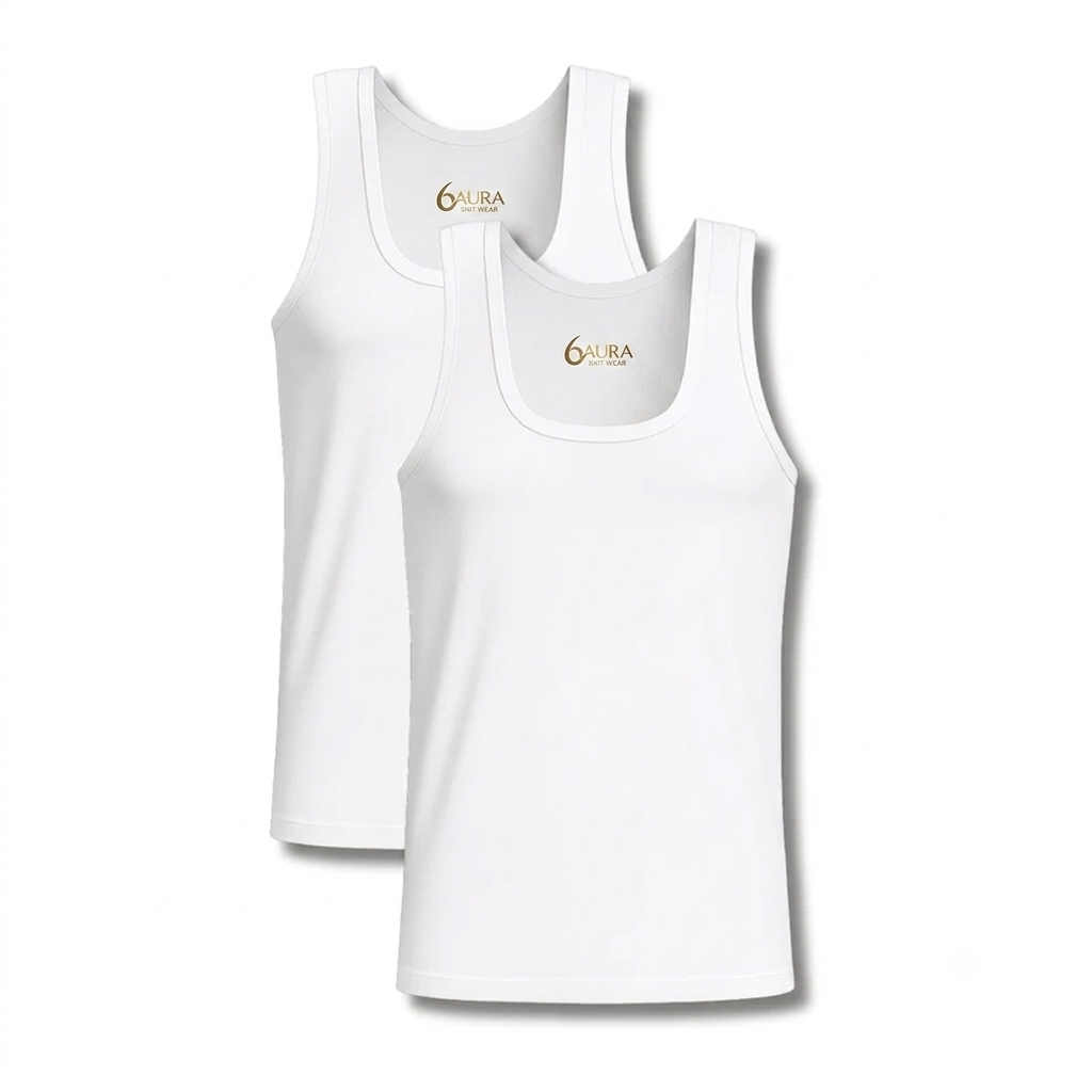 Men's AJ vest sleeve less ( Pack Of 2)