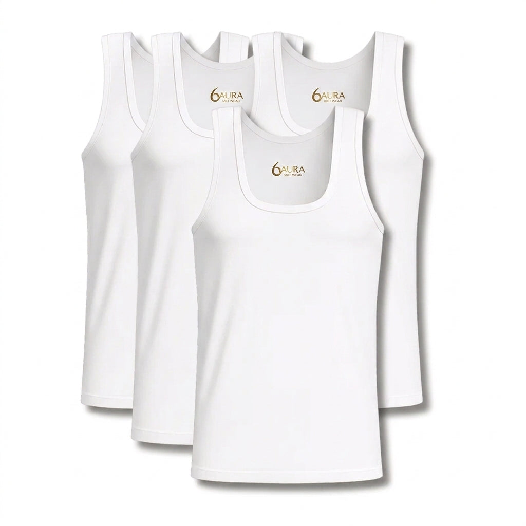 Men's AJ vest sleeve less (Pack of 4)