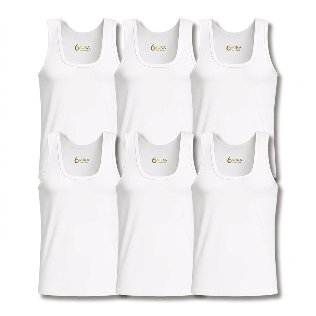 Men's AJ vest sleeve less ( Pack Of 6)