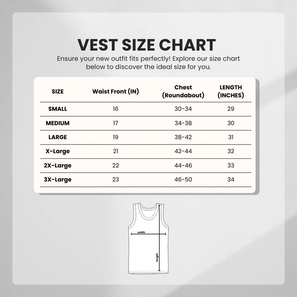 Men's  Vest Summer White Short Sleeves