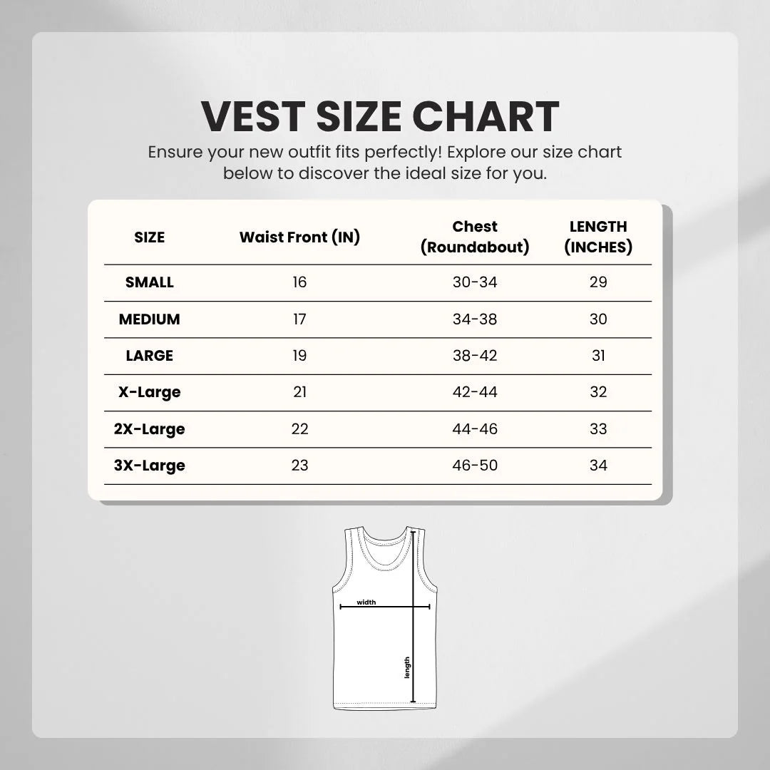 Men's  Vest Summer White Short Sleeves
